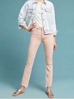 McGuire Denim Valletta Straight Pink Pale Peach Jeans Size 29